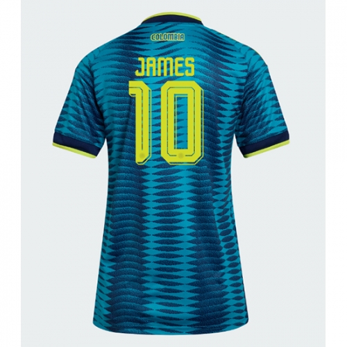 Billige Fotballdrakt Colombia James Rodriguez #10 Replika Bortedrakt Dame VM 2026 Kortermet Billige Fotballdrakt Colombia James Rodriguez #10 Replika Bortedrakt Dame VM 2026 Kortermet